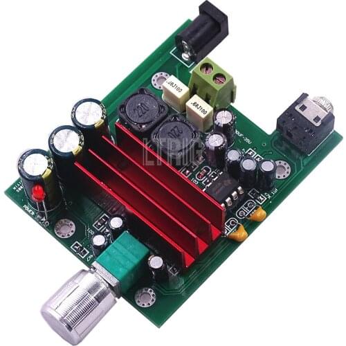 LTRIG custom 1Pcs TPA3116 Subwoofer 100W 3.5mm Digital Power Amplifier Board Amplifiers TPA3116D2 NE5532 OPAMP 8-25V A4-010