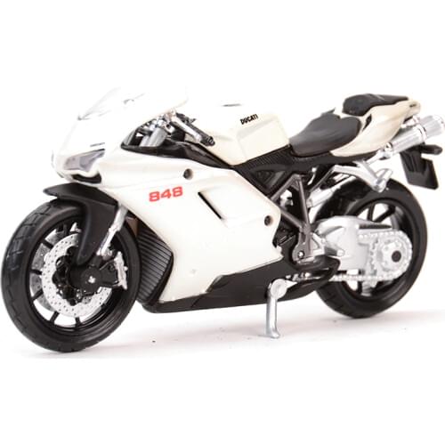 Maisto 1:18 Ducati-848 Static Die Cast Vehicles Collectible Hobbies Motorcycle Model Toys