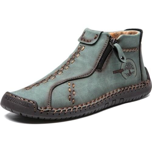 2020 Comfortable Casual Leather Shoes Men Soft Leather Loafers Men Shoes Winter Breathable Flats Shoe Hot Sale Moccasins Shoes