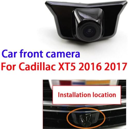 Night Vision CCD hd High Quality Car Front View Parking Special Camera For Cadillac XT5 2016 2017 Installation Under hd