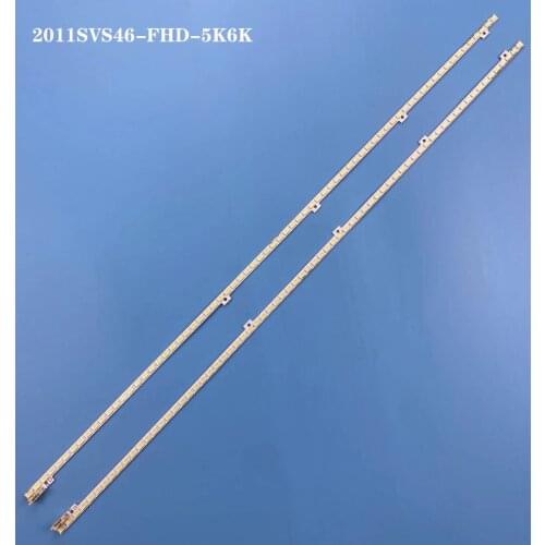 New kit) 2 PCS*72LEDs 510mm LED backlight strip 2011SVS46-5K6K-LEFT RIGHT H1B 1CH for UA46D6000SJ BN64-01644A LTJ460HW03-H