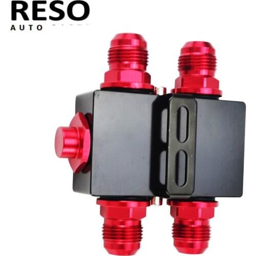 RESO--Oil Filter Sandwich Adaptor With In-Line Oil Thermostat AN10 fitting Oil Sandwich Adapter