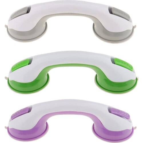 Super Suction Bath Tub Helping Handle Safety Cup Grab Bar Handrail Armrest Grip For Bathroom Shower, 28x9x7cm