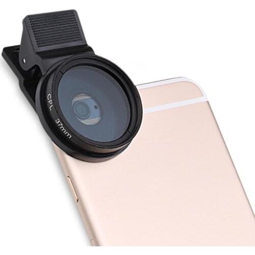 1 Pc CPL Phone Lens Ultrathin Clip-on Filter Lens Circular Polarizer Phone Lens Camera Lens for Camera