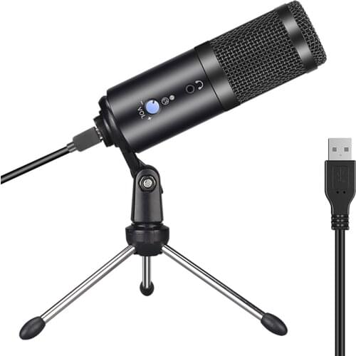 USB Microphone, Computer microphone with Tripod Stand for Youtube, Podcast, Recording Instrument, Performance, Vocal Recording