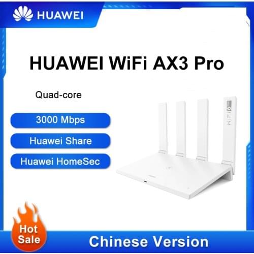 Chinese Version Huawei WiFi Router AX3 Pro Quad-Core Amplifier Wireless Router 2.4&5G WiFi 6 + 3000Mbps NFC Repeater Wi-Fi
