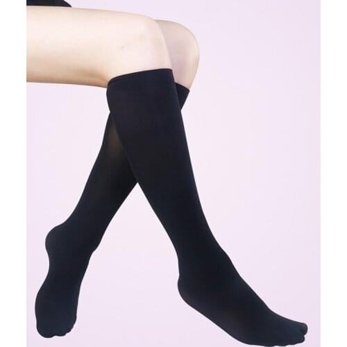 Women Japanese Calf Knee Socks High Elastic School Stockings Autumn Winter Opaque Warm Student Long Socks 1 Pair Ladies Socks