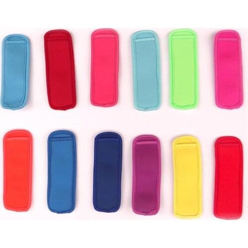 1000pcs Popsicle Holders Pop Ice Sleeves Freezer Pop Holders 8x16cm for Kids Summer Kitchen Tools 10 color SN731