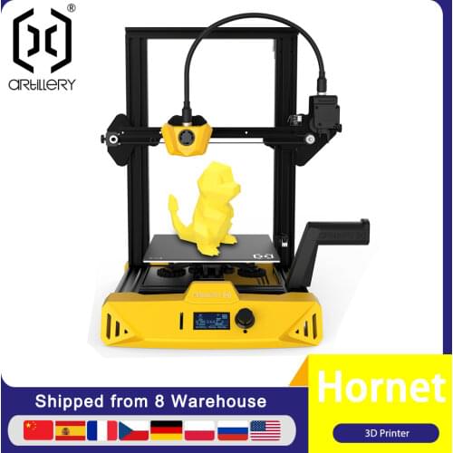 Artillery Hornet High Precision 3D Printer 95% Pre-Assembled 220x220x250mm Build Volume Silent Printing Remote Drive Extruder