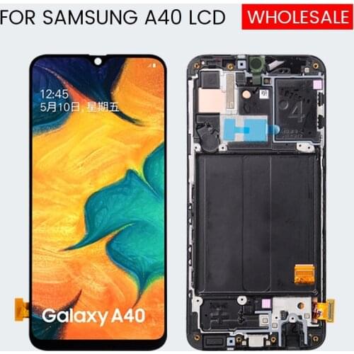 Free Shipping A405 Display For Samsung Galaxy A40 Lcd Touch Screen Panel Glass Digitizer Assembly A40 2019 Lcd With Tools