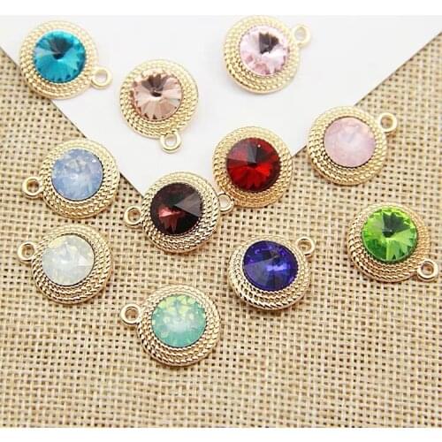 50pcs/lot color beads core geometry rounds/polygon shape alloy floating locket charms diy jewelry earring pendants accessory