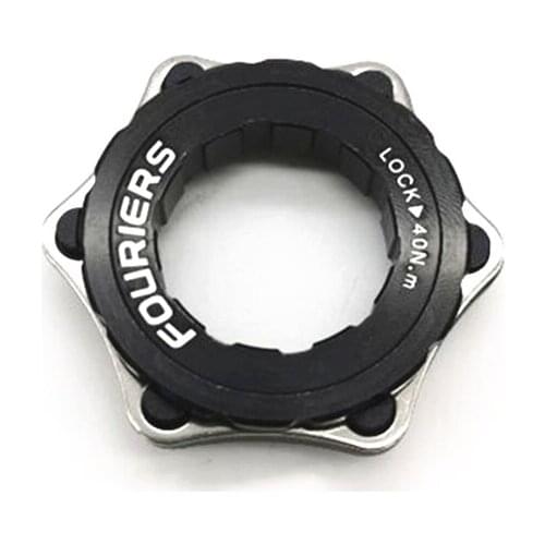 Bike Hub Disc Brake Adapter Disc Brake Rotor Adaptor Center Lock for 6-Bolt Disc Brake Rotors to Centerlock Hub Adapter