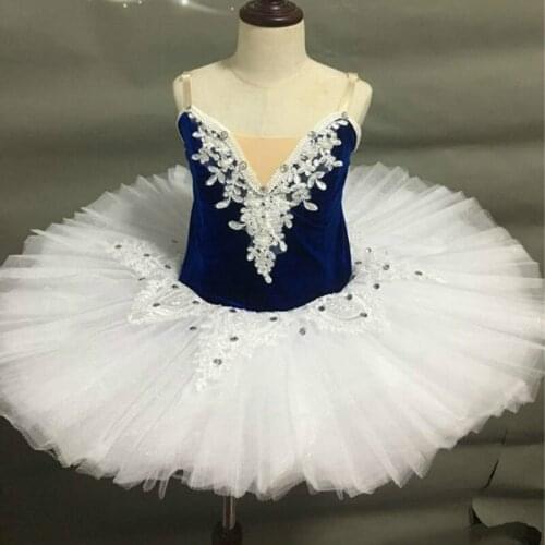 New Professional Ballet Tutu Child Kids Girls Ballet Tutu Adulto Women Velvet Ballerina Party Ballet Mujer Swan Dance Costumes