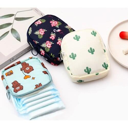 Unicorn Case for sanitary towels Cute tampon organizer Sanitary napkins Makeup bag Lipstick Waterproof designer