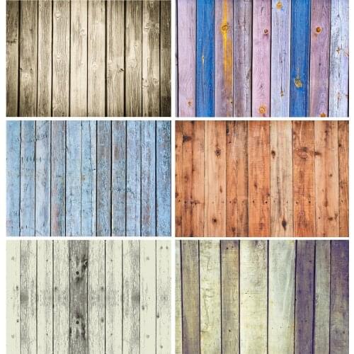 Wood Floor Wooden Board Texture Photography Backdrops Props Vintage Newborn Baby Portrait Photo Studio Background 21318WQ-18