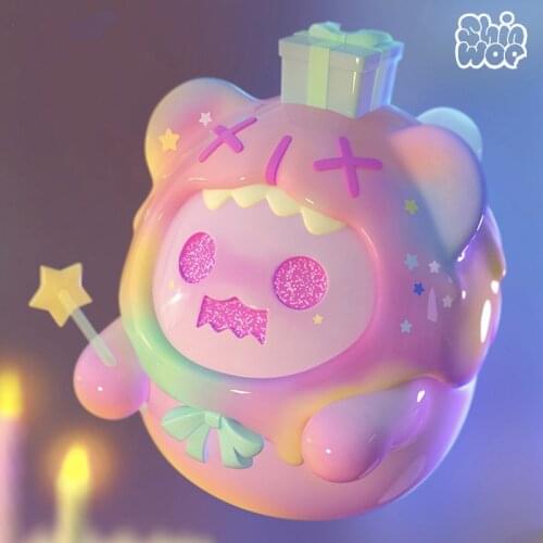 Blind Box Toys ShinWoo Birthday Blind Box Caja Ciega Blind Bag Toys for Girls Anime Figures Cute Model Birthday Gift home decore