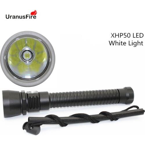 Diving Flashlight XHP50 LED 2500 Lumens Professional Diving 100M Outdoor Torch Light