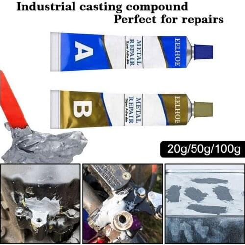 Glue Kafuter Metal Repairing Adhesive Super Glue Iron Steel Auto Radiator Water Tank Special leakage Plugging Welding Gluelue