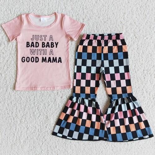 Hot Sale Kids Designer Clothes Girls Bummies Sets Christmas Toddler Baby Girls Clothing Bummies with Yarn Fall Wholesale Kid Set