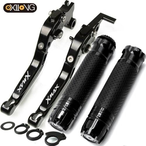 XMAX Logo For YAMAHA X-MAX X MAX XMAX 125 200 250 400 XMAX250 XMAX400 Motorcycle Brake Clutch Levers Handlebar grip Hand Grips