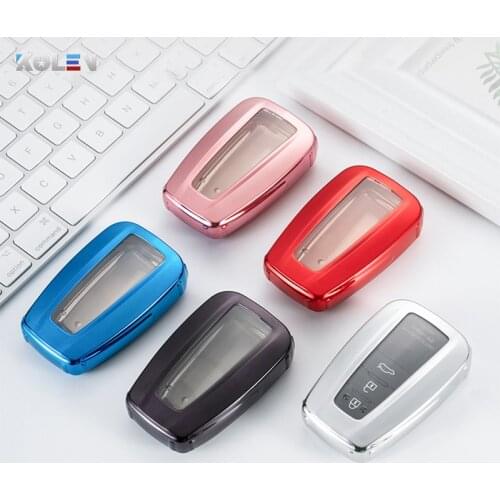 Soft TPU Car Remote Key Case Full Cover Shell Fob For Toyota Camry Corolla RAV4 CHR Prodo Avalon Land Cruiser Prius 2/3/4 Button