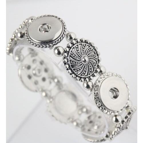 New Hot seller High Interchangeable snap jewelry for ginger snaps bracelet in charm bangel fit 18-20mm snaps buttons jewelry