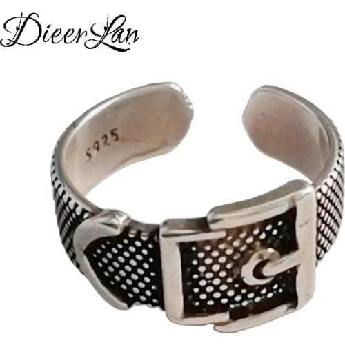 New Trendy Personality Punk Belt Rings For Women Lady Resizable Size Rings Party Jewelry Charm Gifts 2021