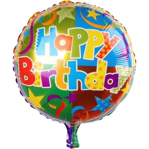 The new 18-inch aluminum round balloon birthday childrens toys wholesale wedding birthday party balloons