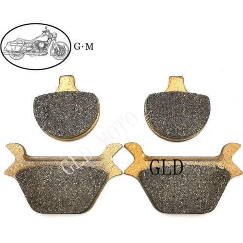 Motorcycle Front Rear brake pads For Harley Davidson SPORTSTER/53C Custom XL/XLH/XLCH/XLS/XLX Late 1987-1999