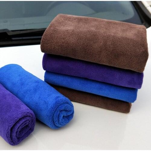 40X60CM Car Towel Washing Cloth Polyester Premium Wax Super Absorbent Cleaning Fiber Microfiber Household Cleaner Auto Care