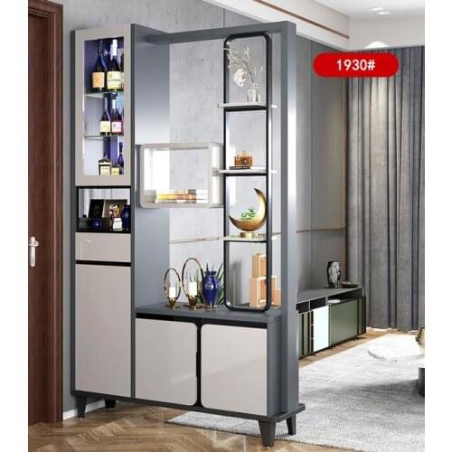 Entrance porch cabinet integrated partition wine cabinet modern simple living room entrance shoe cabinet decorative screen room
