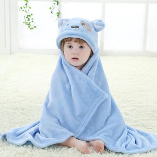 Cute Baby Hooded Towel Infant Cotton Childrens Lovely Bath Towels Comfortable Baby Towel Bathrobe Kids Hooded Beach Cape