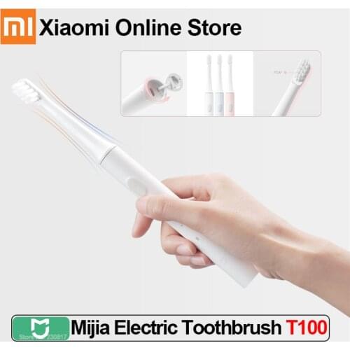 Xiaomi Mijia Sonic Electric Toothbrush T100 Adult Waterproof Ultrasonic automatic Toothbrush USB Rechargeabl Toothbrush