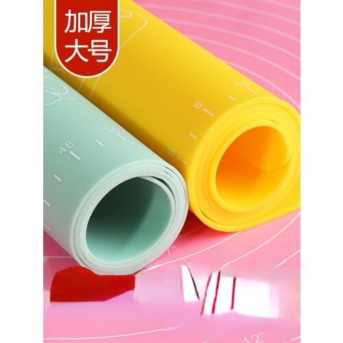 Thickening large kneading pad baking tools Silica gel pad and plastic panel non-stick household food grade rolling pad