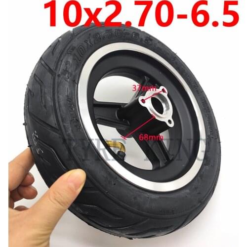 10 Inch 10X2.70-6.5 Vacuum Tyre Wheels for Balance Scooter Xiaomi Nine Balanced Car Electric Scooter Tubeless Tire Wheel