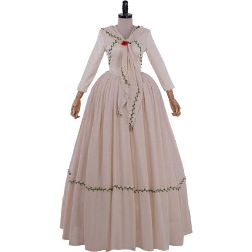 Outlander Costume Hamilton Dress Rococo Colonial Lady Ball Gown Victorian Medieval Skirt Evening Dress Bridesmaid Bridal Outfit