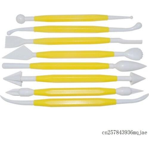 50Sets Cake Pastry Carving Sugar Craft Fondant Cutter Chocolate Decorating Flower Clay Modelling Baking Craft Tool Set