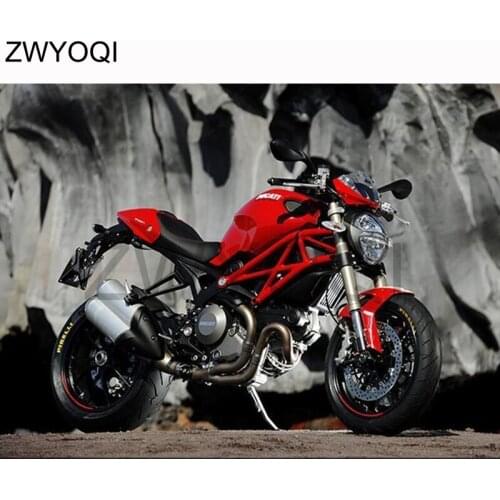 5D DIY Diamond embroidery Full Square Diamond painting Cross stitch Motorcycle rock scenery Full Round Diamond mosaic Motorcycle