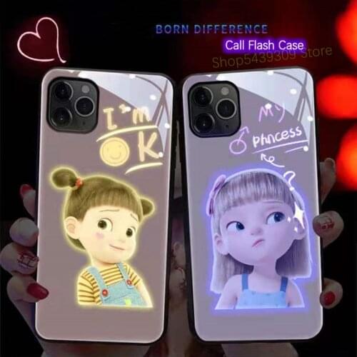 INS Cartoon Funny Expression Bag Funda For iPhone 12 11 Pro Max XS XR X 8 7 6 6S Plus 7 Color Flash Glitter Starry Back Cover