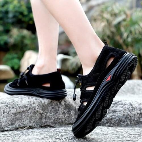 Mensete Mens beach mannen casual zomerschoenen sandals sandals&slippers male breathable homme men zomer verano