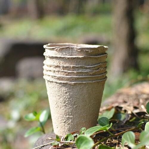 30/60pcs Paper Pot Plant Starters Nursery Cup Kit Organic Biodegradable Eco-Friendly Home Cultivation Garden Tools