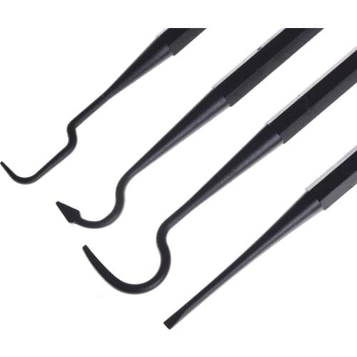 4pcs Double Ended Nylon Pick Set Gun Tool For Shooting Cleaner Accessories Tube Cleaner Brush Hook Cleaning Kit