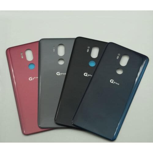 Original 3D Glass Battery Cover For LG G7 ThinQ G7+ G710 G710EM Rear Housing Back Case Battery Door With Adhesive