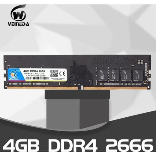 VEINEDA pc ram memory ddr4 4GB 8GB 16gb 1.2V Memory ddr4 Motherboard 2133mhz 2400mhz 2666mhz Memoria DIMM for Desktop