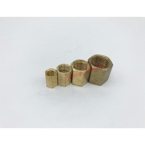 5PCS 1/8"1/4"3/8"1/2" BSPP Connection Female Brass Pipe Straight Adapter Coupler