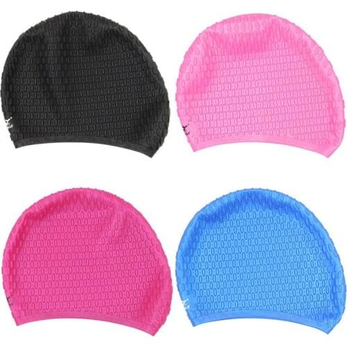1 Pc Swimming Cap Silicone Swimming Accessories Adults Men/Women Protect Ears Long Hair Sports Swim Pool Hat Bathing Caps HL