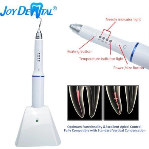 Dental Cordless Gutta Percha Obturation Pen J1SS Wireless with 4 Tips F FM M ML