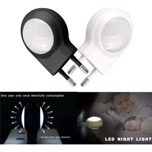 LED Snail Night Light AC 100-240V Lamp Auto Light Sensor Control ABS Wall Lamp Home Bedroom EU Plug