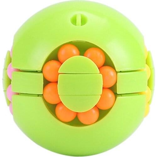 Rotary Finger Spinner Orbiting Ring Bean Cube Kid’s Party Favor Set Pressure Relief Anxiety Spinning Tops for Adults ADD