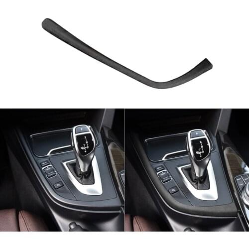Suede LHD Car Accessories Central Control Gear Shift Panel Strip Cover Trim for BMW F30 F31 F32 F34 F36 3gt 2013-2019